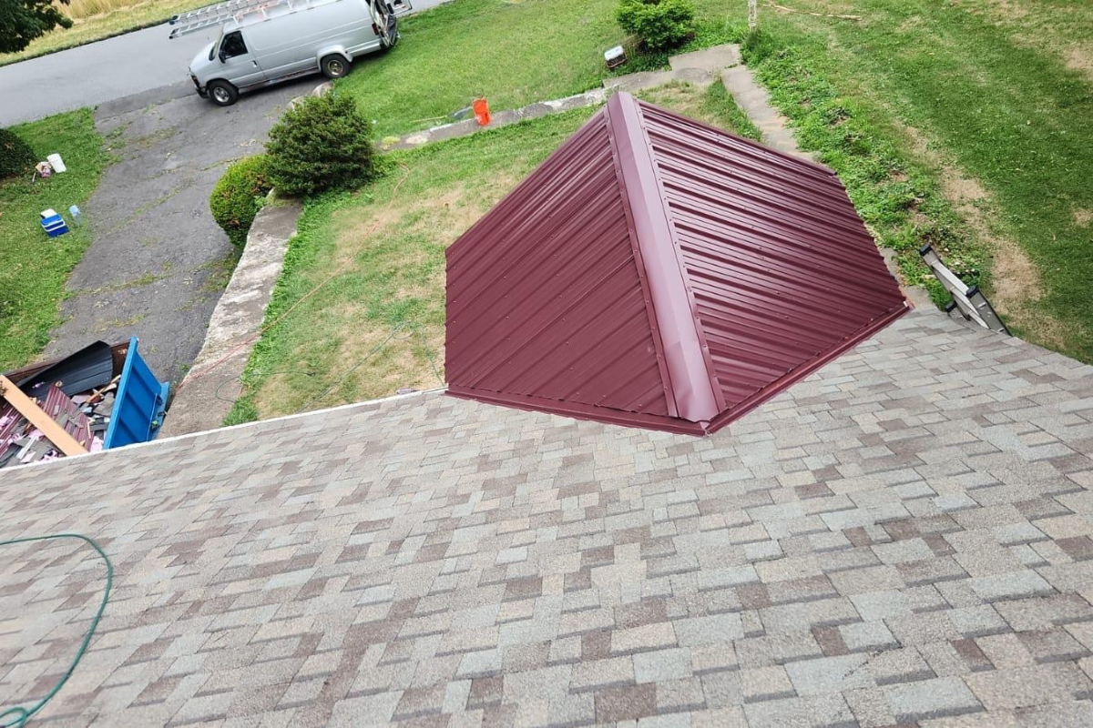 Professional metal roofing installation by our expert team