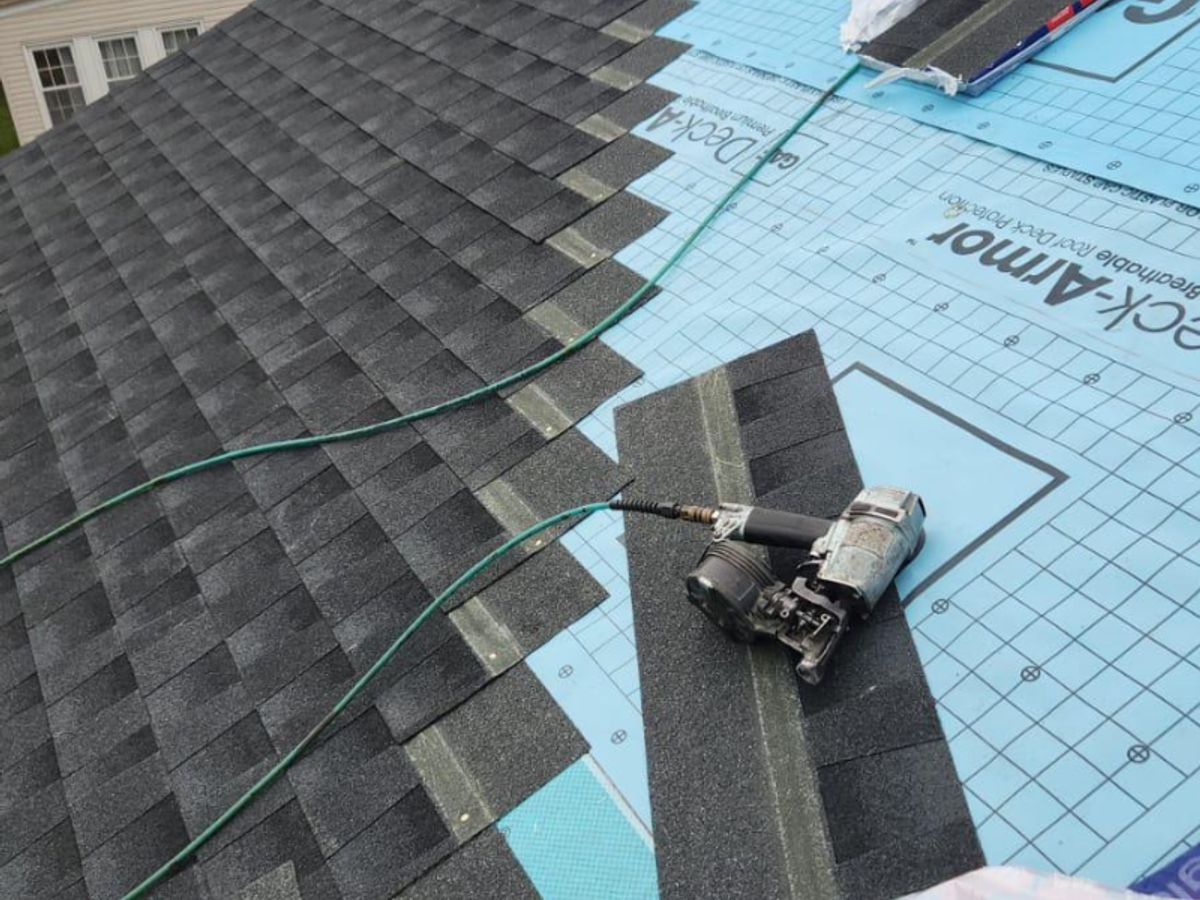 Roof Replacement In Progress